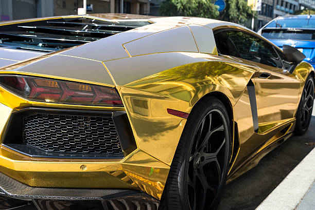 Gold car