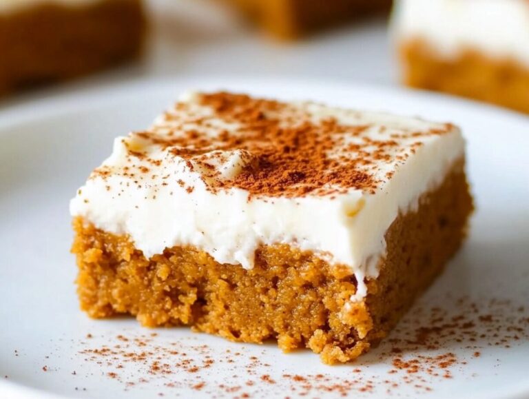 Vegan Pumpkin Spice Bars Recipe