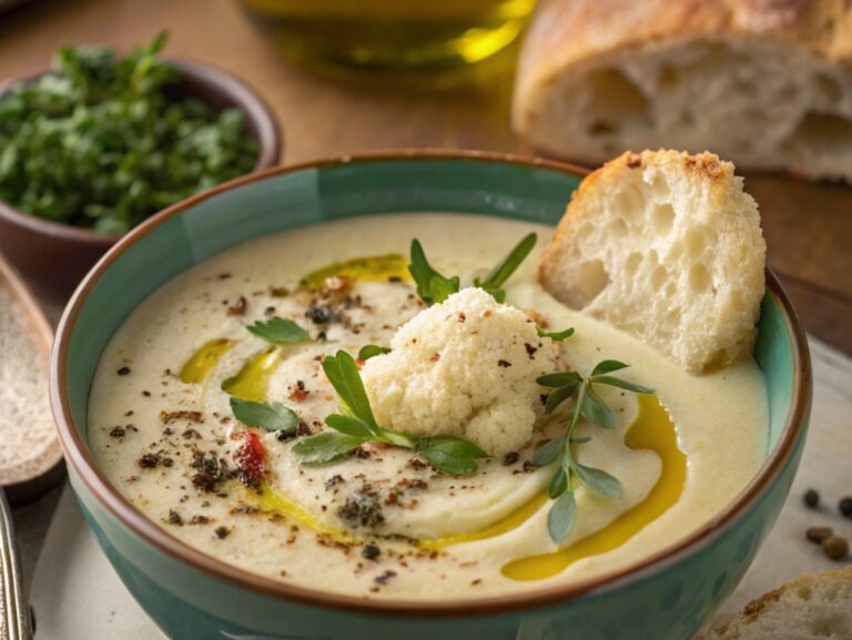 Vegan Cauliflower Soup Recipe