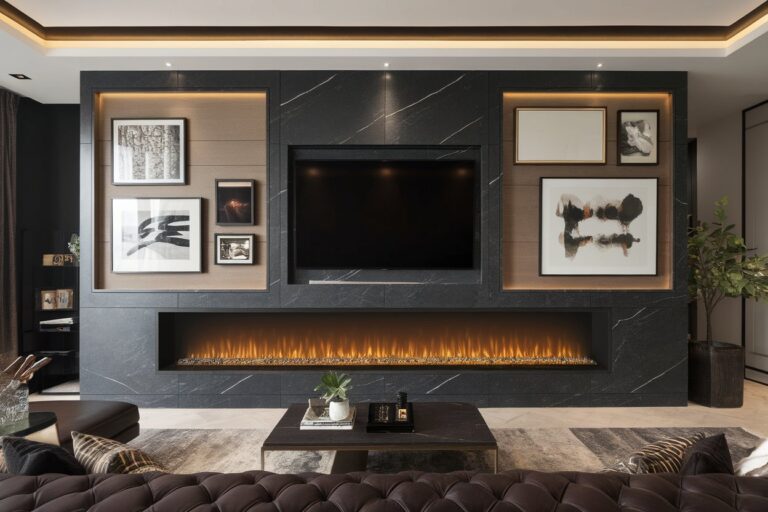 20 Stunning Modern Media Wall Ideas for a Luxurious Living Space