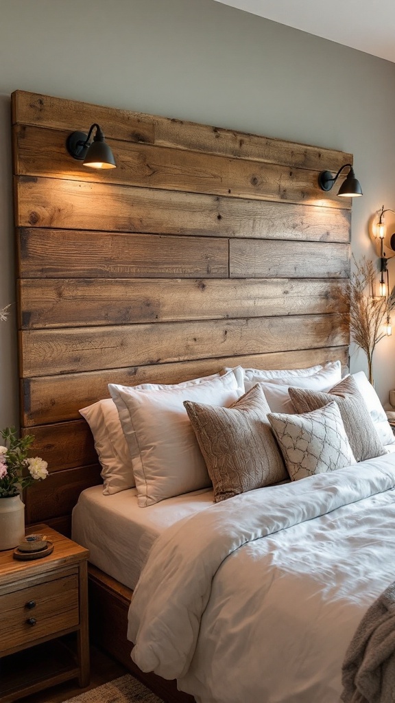 20 Rustic Shiplap Headboard Ideas for a Cozy Bedroom Retreat